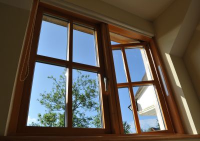 Double-Hung Windows in a Home